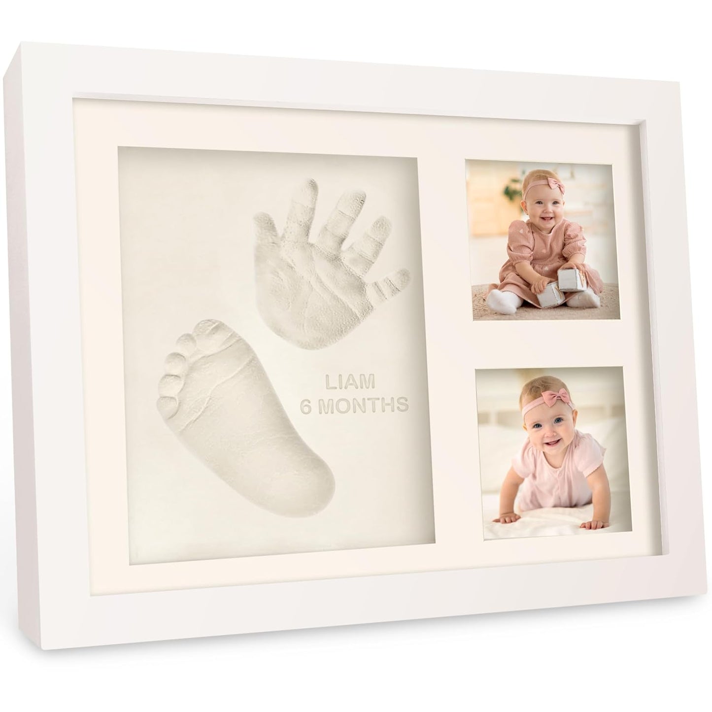 Baby Hand & Footprint Keepsake Kit – Personalized Memory Frame 