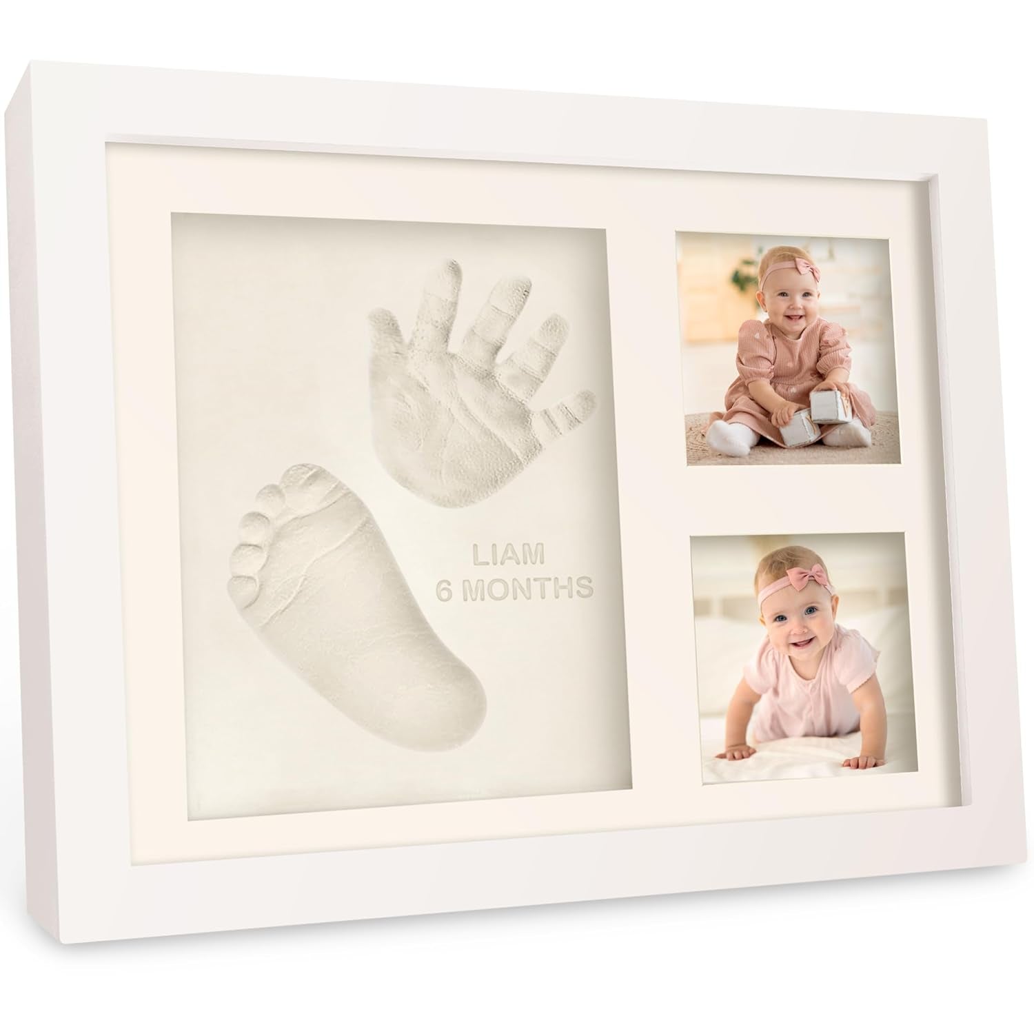 Baby Hand & Footprint Keepsake Kit – Personalized Memory Frame 