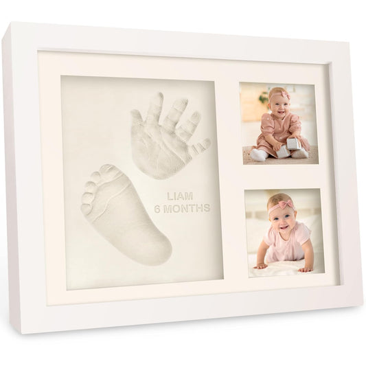 Baby Hand & Footprint Keepsake Kit – Personalized Memory Frame 