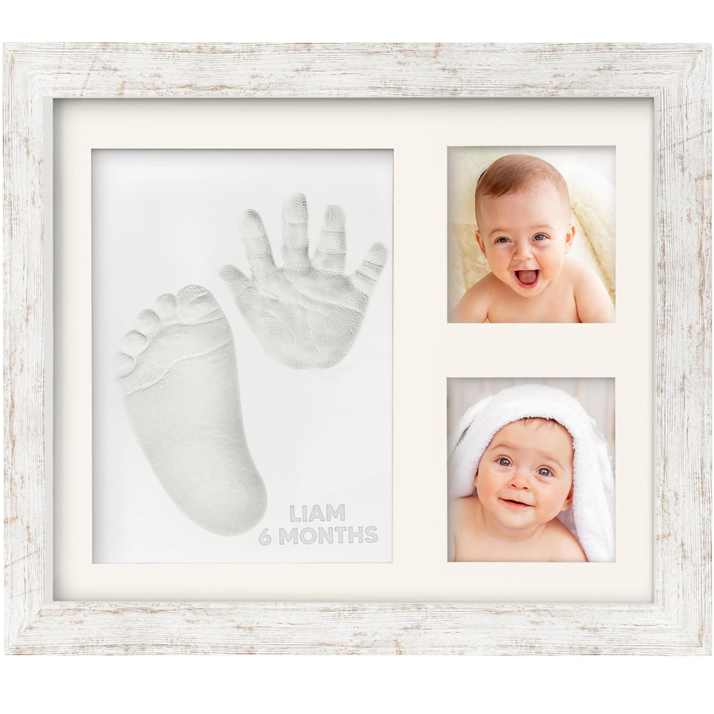 Baby Hand & Footprint Keepsake Kit – Personalized Memory Frame 