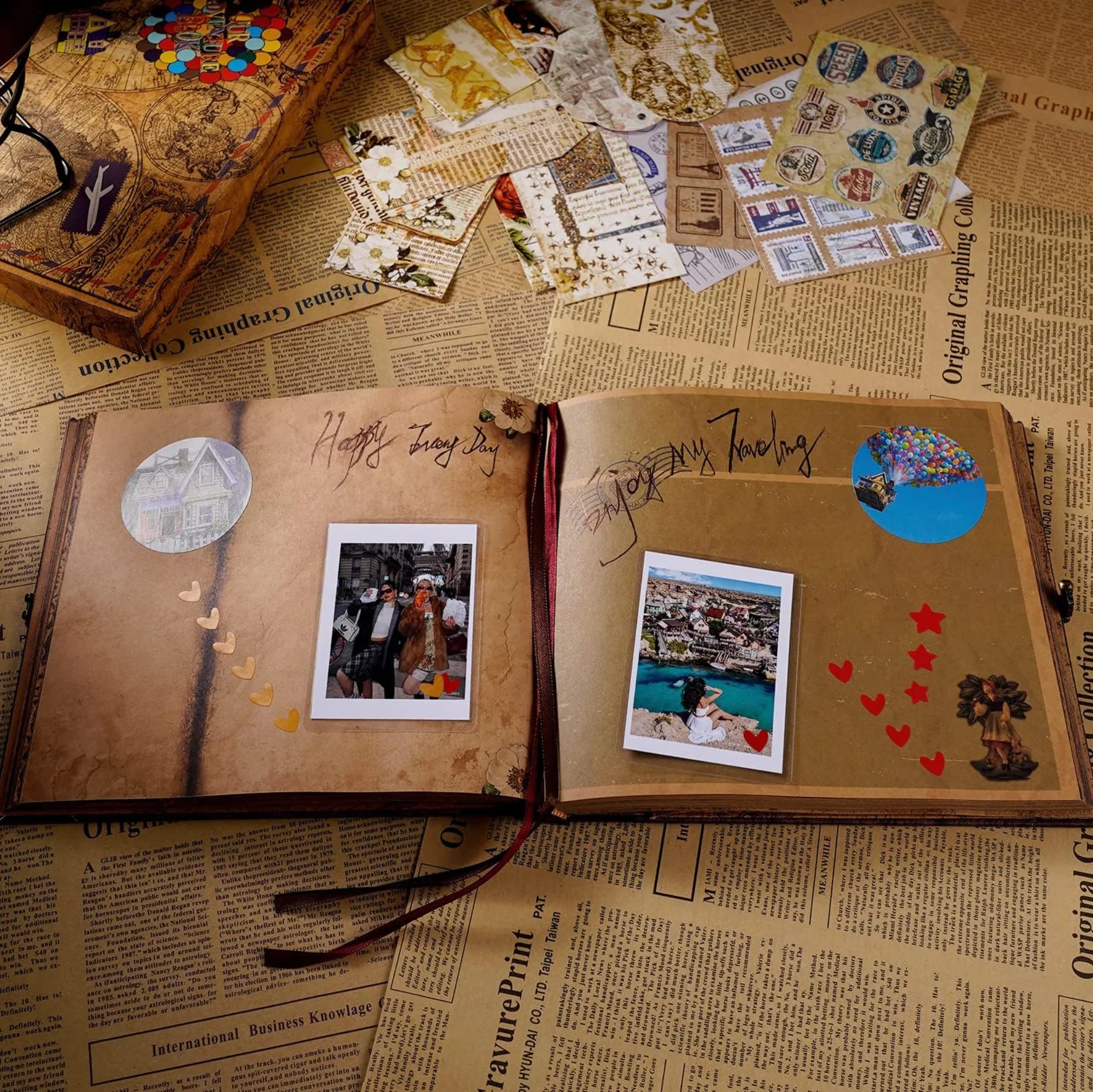 Adventure Scrapbook Memory Book