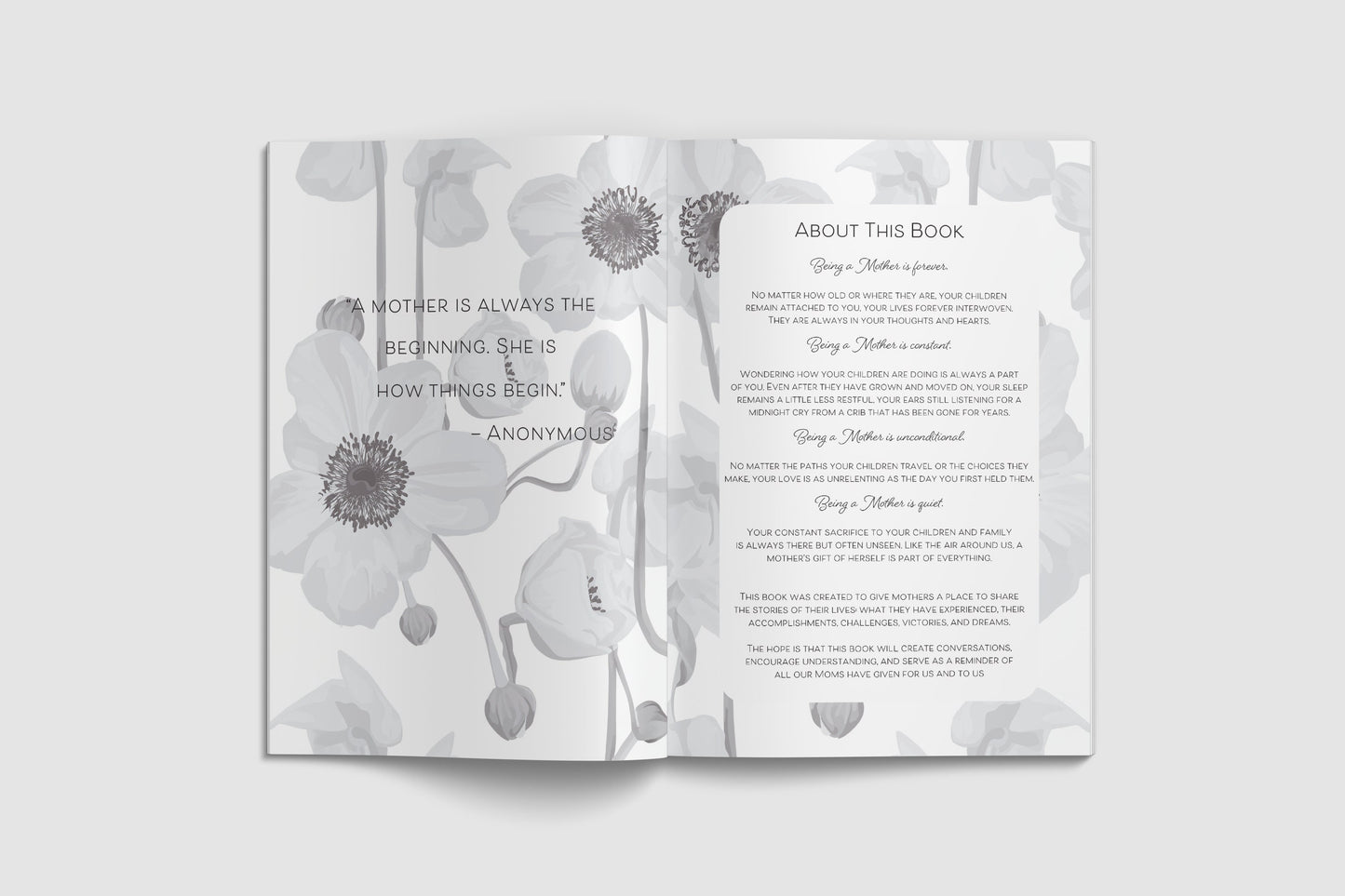 Mom, I Want to Hear Your Story – Guided Memory Journal