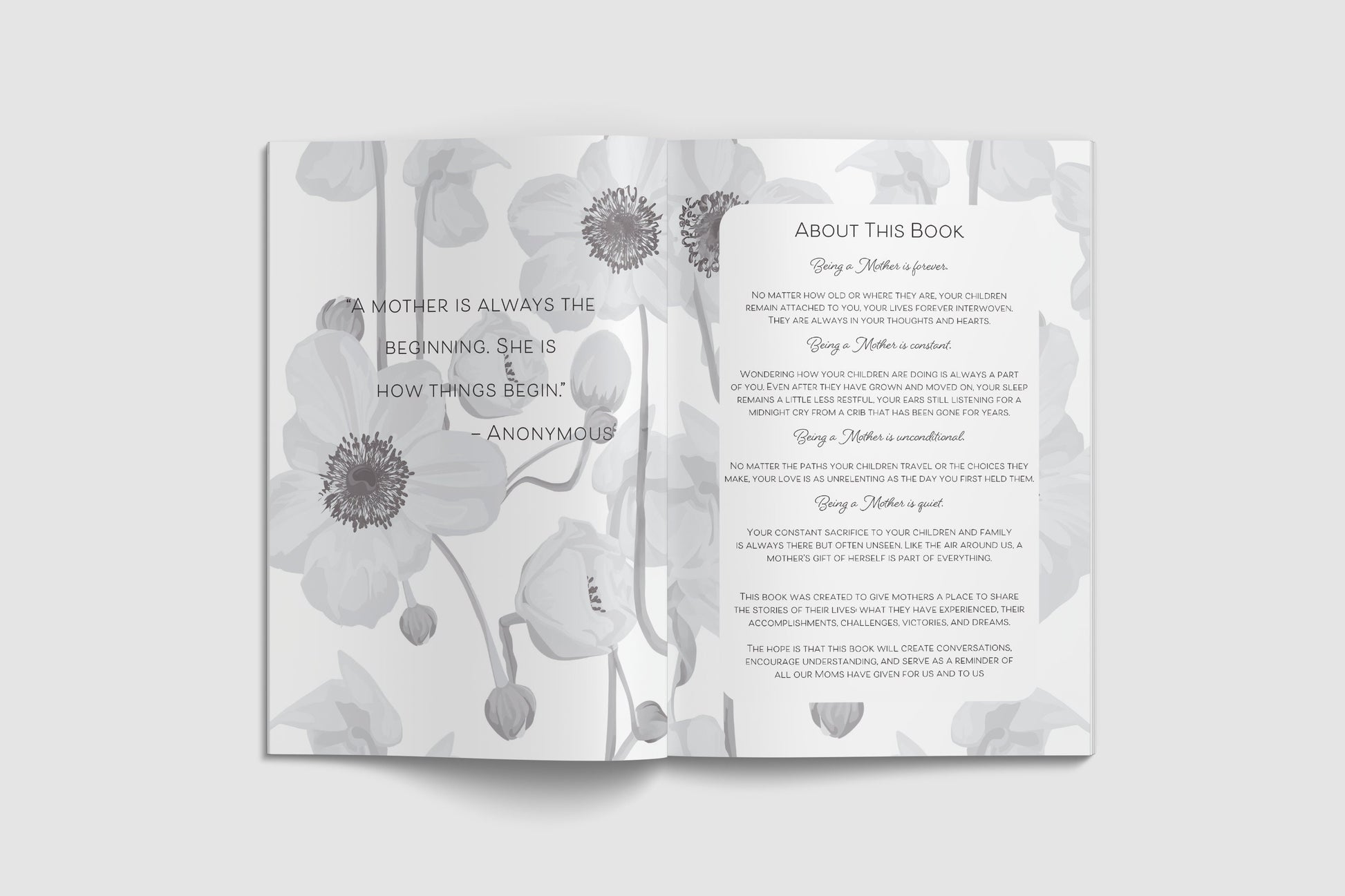 Mom, I Want to Hear Your Story – Guided Memory Journal