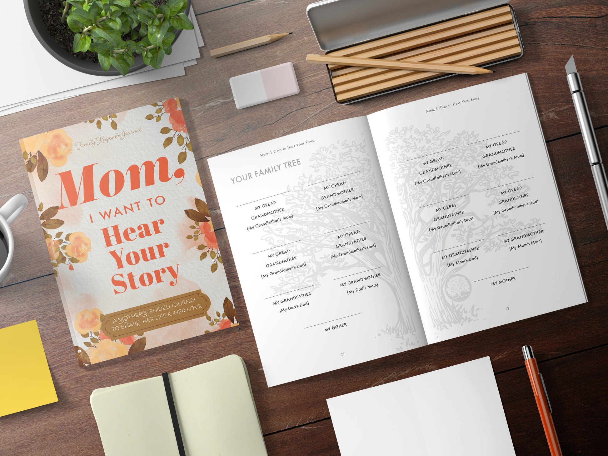 Mom, I Want to Hear Your Story – Guided Memory Journal