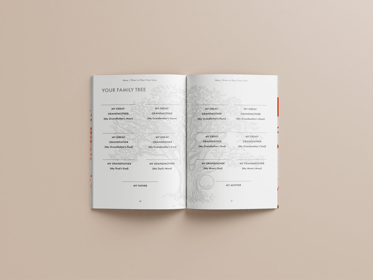 Mom, I Want to Hear Your Story – Guided Memory Journal